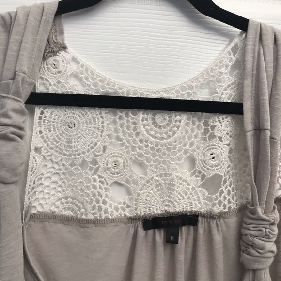 Gray Cardigan Vest - Picture 3 of 5